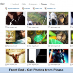 Front End - Get Photos from Picasa