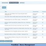 FrontEnd - News Management