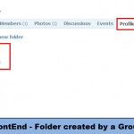 FrontEnd - Folder created by a Group